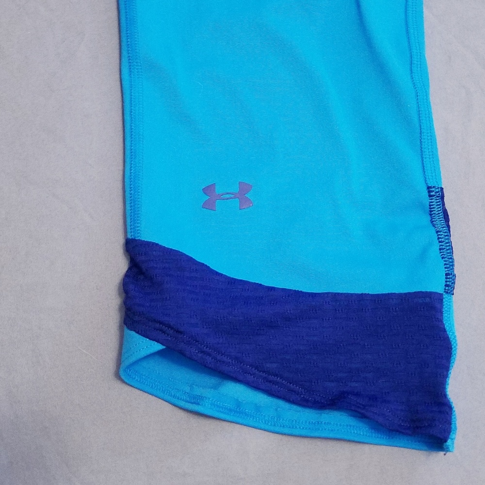 Under Armour Heat Gear Blue/Navy Capri